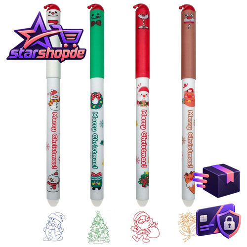 Gel radierstifte 4er - gel-radierstifte, 4er-pack